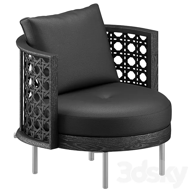 Torii nest armchair minotti 3DS Max Model