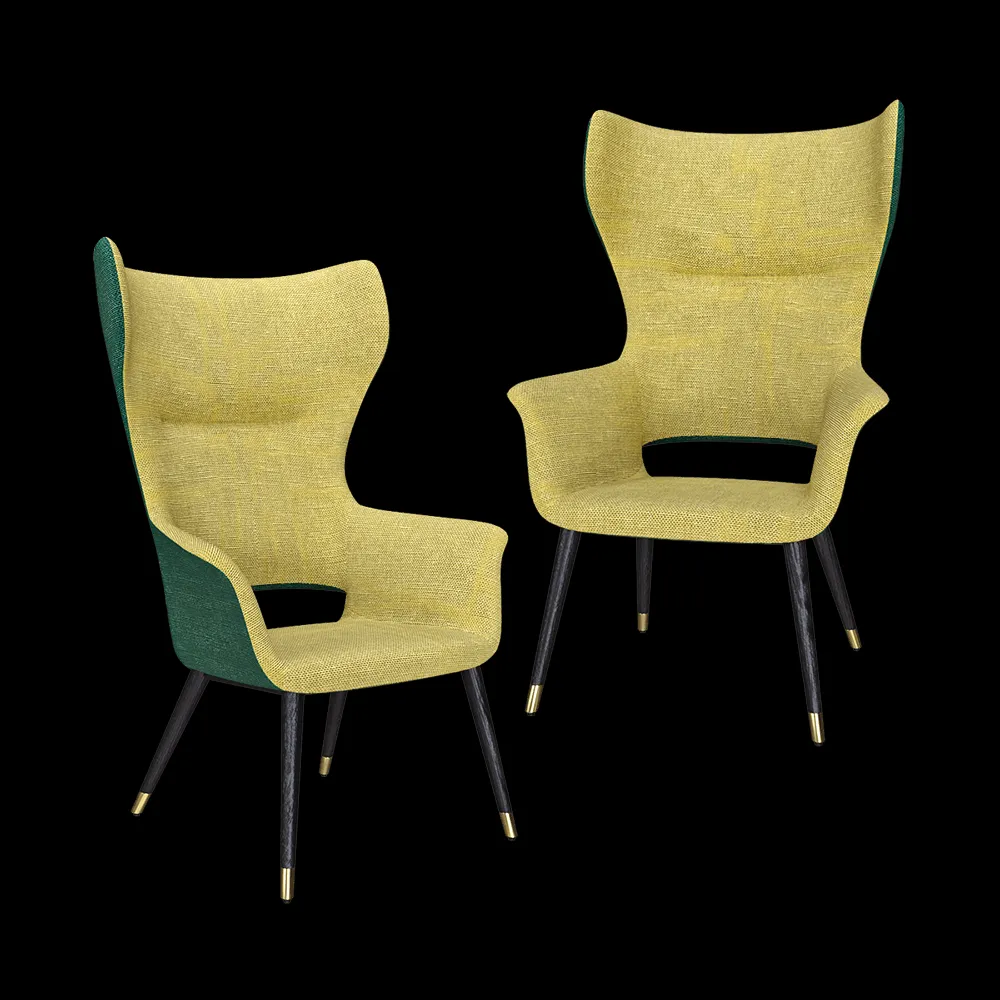 Torre Furniture  – Armchair Megan Bergere base 100 3ds Max