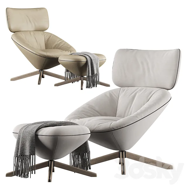 Tortuga Armchair 3ds Max