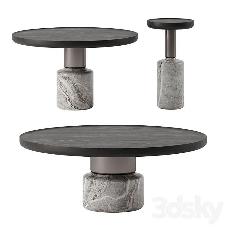 Torus Coffee Tables by District Eight 3DS Max Model