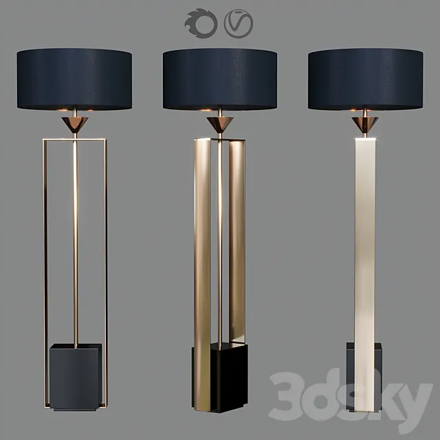 Tosca Lamp by Black Tie Studio 3ds Max