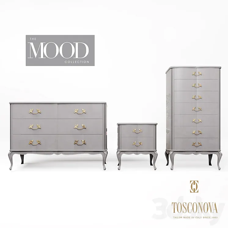 Tosconova "The Mood" chests of dwarwes 3DS Max