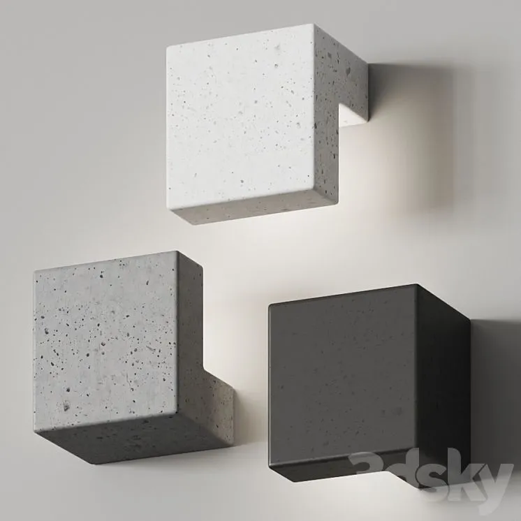 Toscot Edge Wall Lamp 3dsMax Model