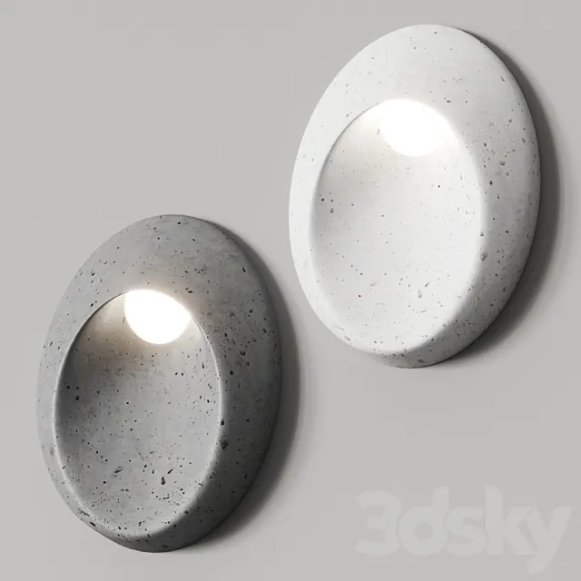 Toscot Oval Wall Lamp 3DSMax File
