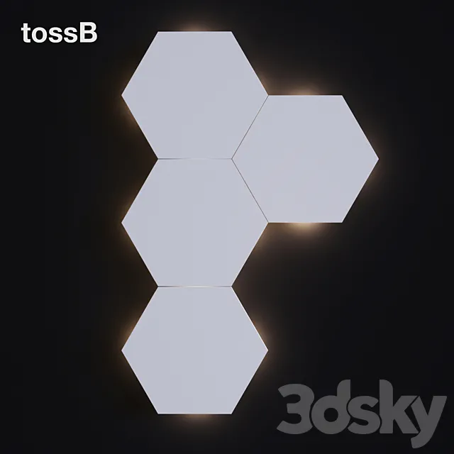 TossB Tilt Hexa 3ds Max