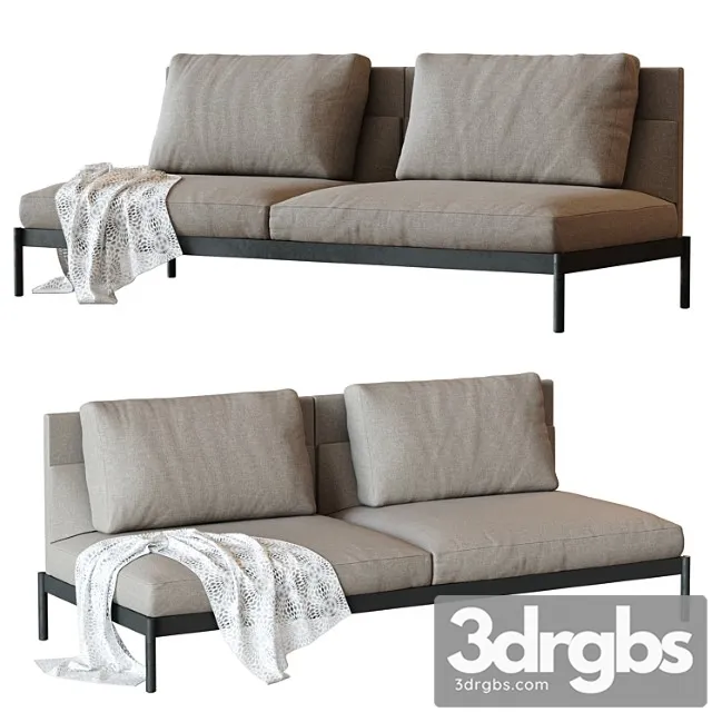Total sofa – 2.5 seat armless – part & whole