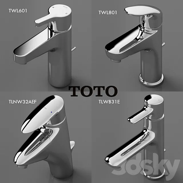 toto faucets collection 2 3ds Max