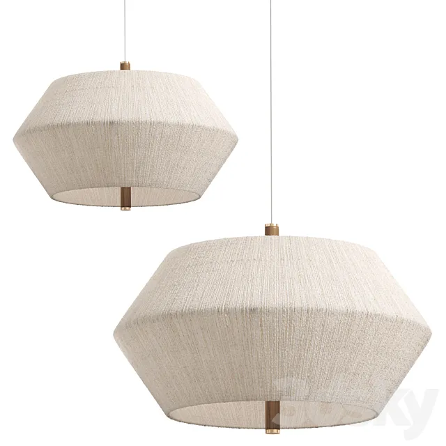 TOTORA OAK PENDANT LIGHT 3ds Max
