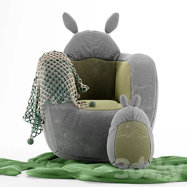 Totoro armchair 3DSMax File