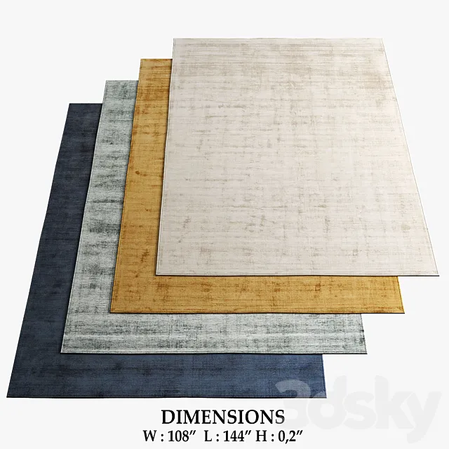 Toulemonde Bochart Rugs_455 3DS Max Model