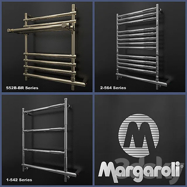 Towel dryer Group “Margaroli” 3DS Max Model