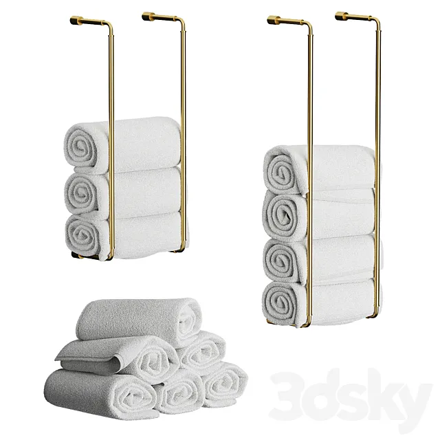 Towel holder 3ds Max