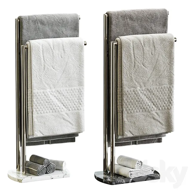 Towel Holder Hanger Showerdrape Octavia 3ds Max