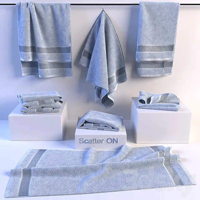 Towel terrycloth 3DSMax File