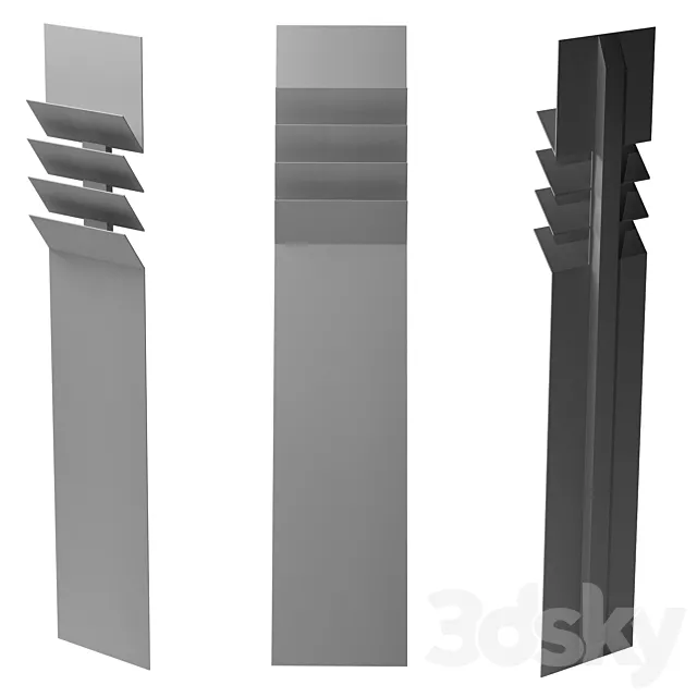 Towel Warmer Flaps 3ds Max