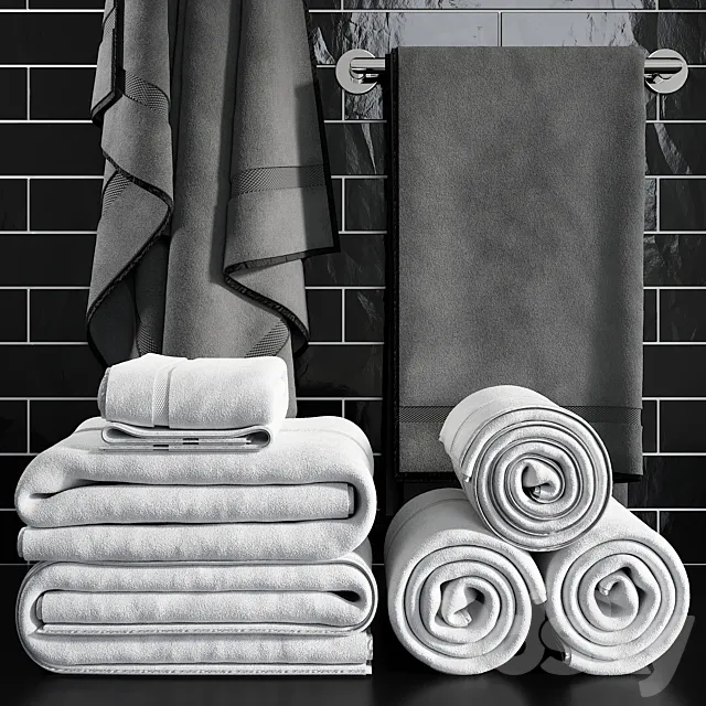 Towels 1 3ds Max