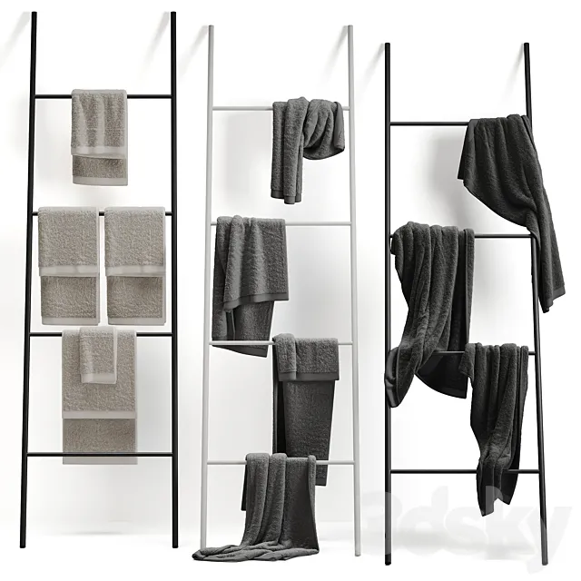 Towels 28 Bonsoirs 3ds Max