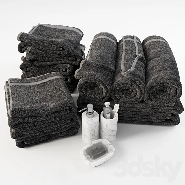 Towels 3DS Max Model