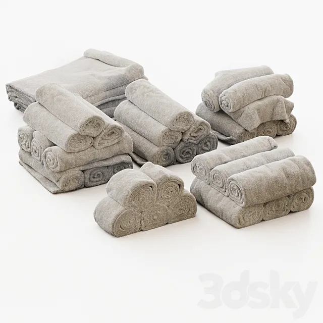 Towels_01 3DSMax File