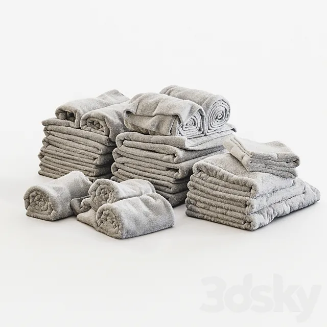 Towels_03 3DSMax File