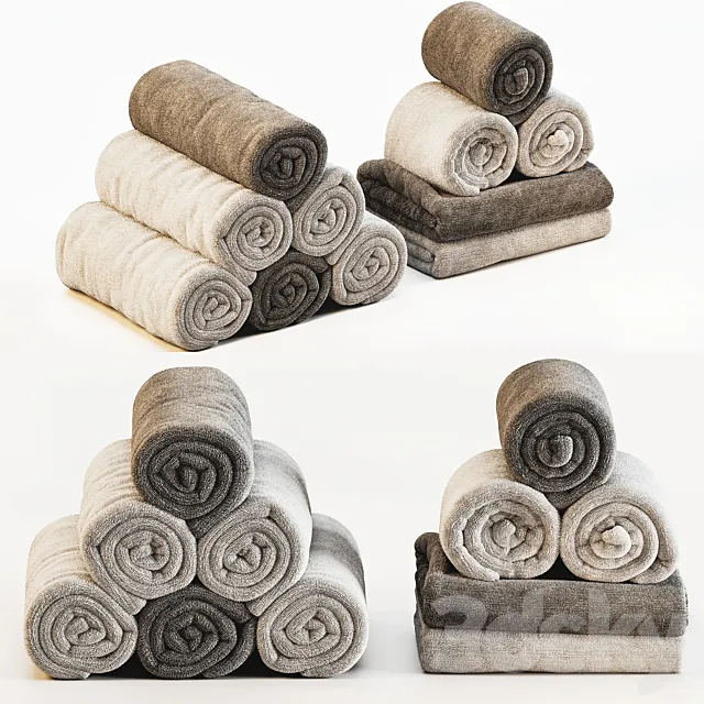 Towels_15 3ds Max