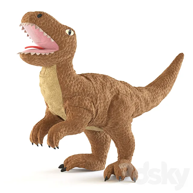 Toy dinosaur IKEA JATTELIK YETTELIK 3DS Max Model