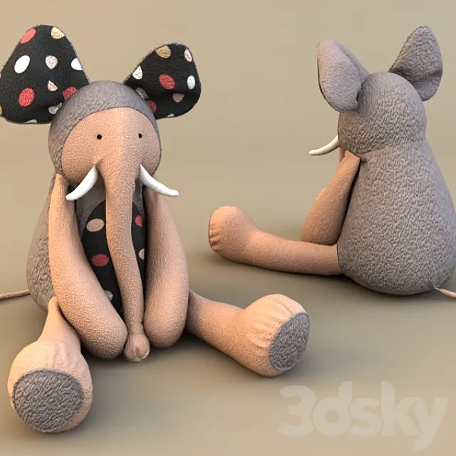 Toy elephant 3DSMax File