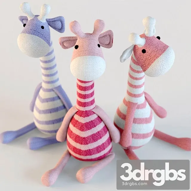 Toy Giraffes Textile 3dsmax Download