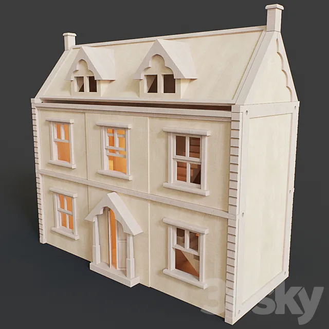 Toy house 3ds Max