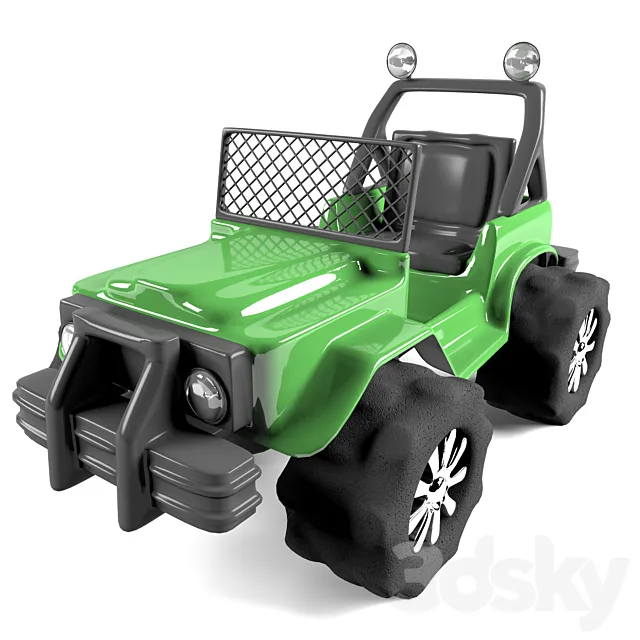 Toy Jeep 3ds Max