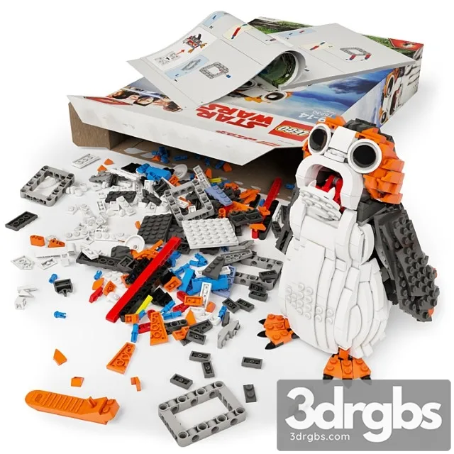 Toy Lego Porg 75230 3dsmax Download