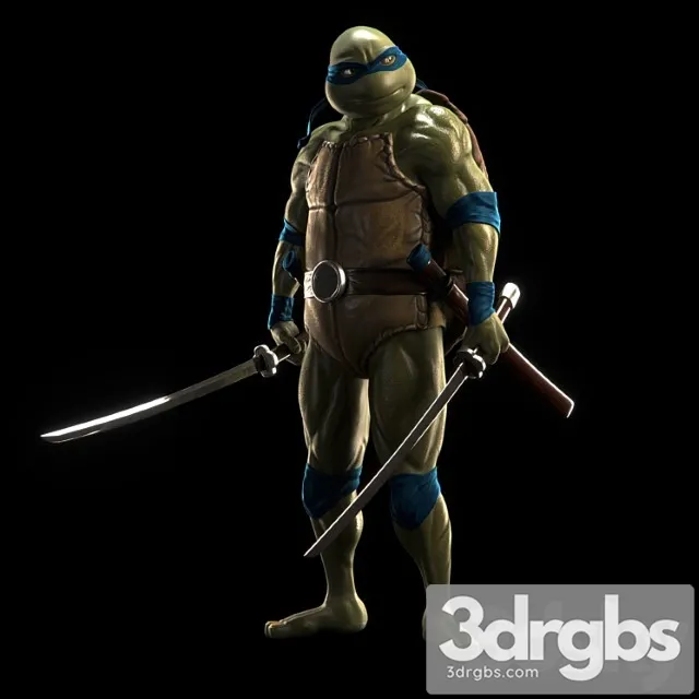 Toy Ninja Turtle Leonardo 3dsmax Download
