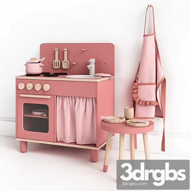Toy Play Kitchen by Flexa 3dsmax Download