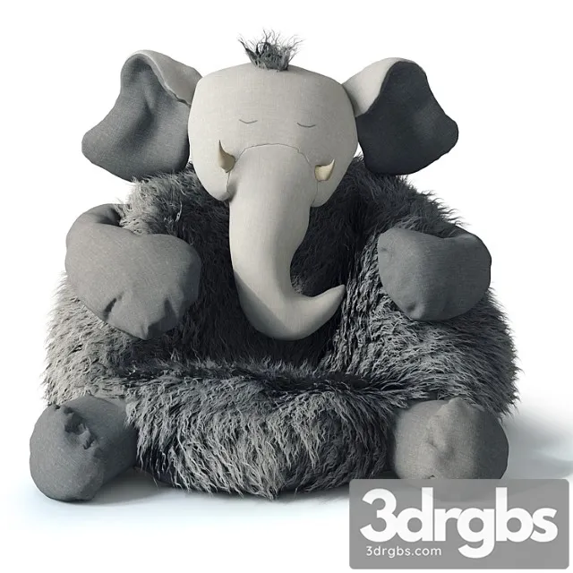 Toy Plush Elephant 3dsmax Download