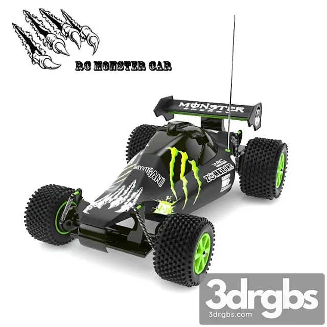 Toy Rc Monster Car 3dsmax Download