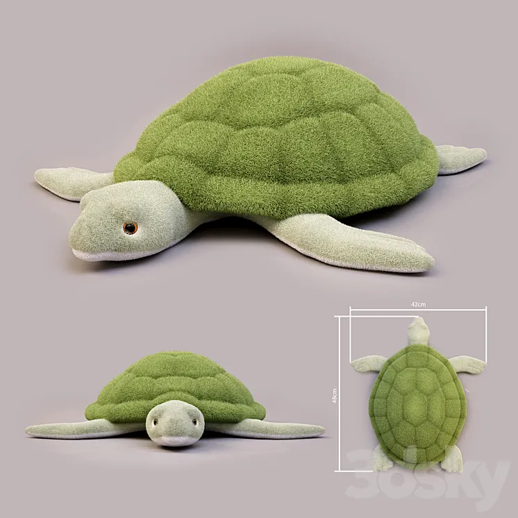 Toy Turtle 3DS Max