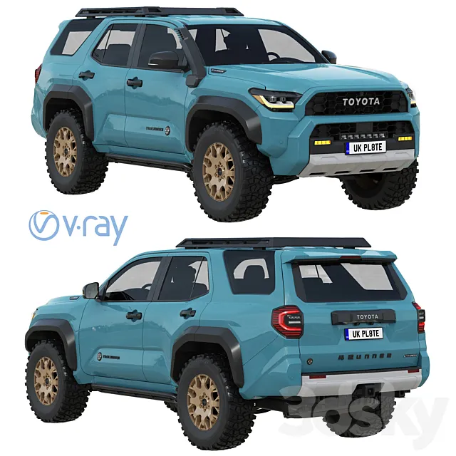 Toyota 4Runner Trailhunter 2025 3dsMax Model