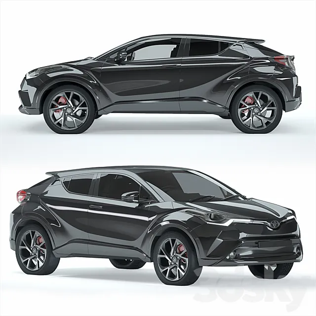 TOYOTA C-HR 3DS Max Model