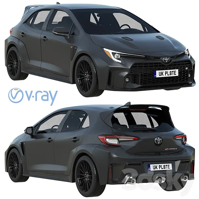 Toyota GR Corolla 2023 3ds Max