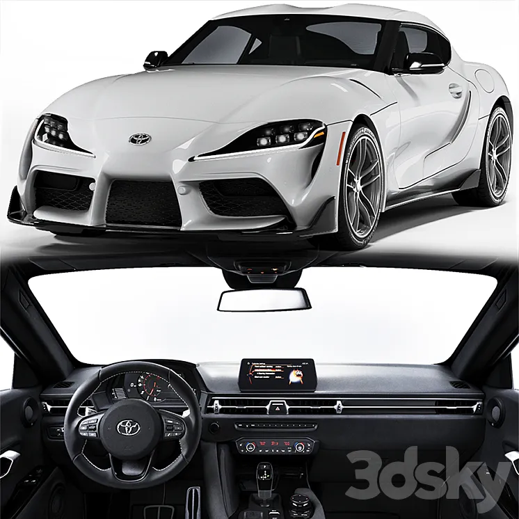 Toyota Supra GR 3DS Max