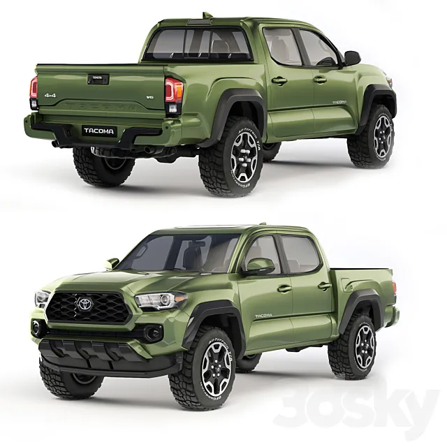 Toyota Tacoma 2020 3ds Max