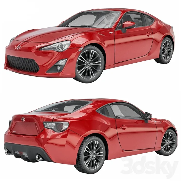 Toyota_GT86 3DS Max