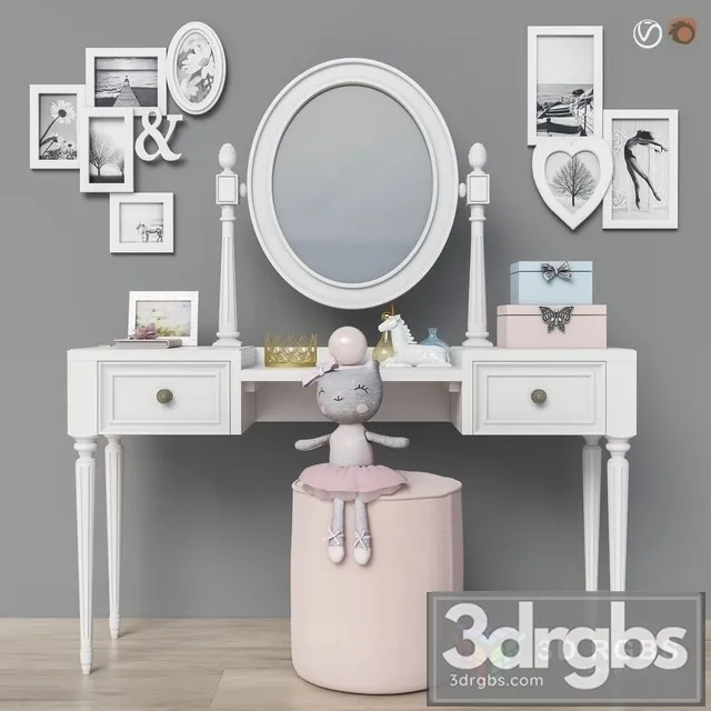 Toys And Furniture Blythe Vanity 3dsmax Download