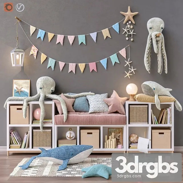 Toys and Furniture Set 26 3dsmax Download