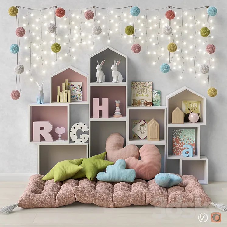 Toys and furniture set 41 3DS Max