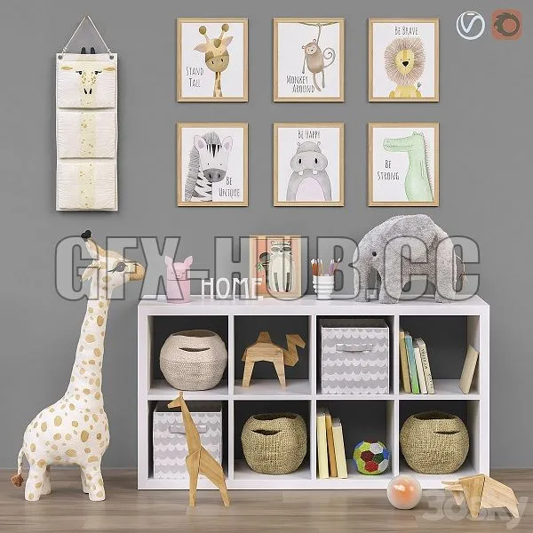 Toys and Furniture SET 47 3dsMax Model