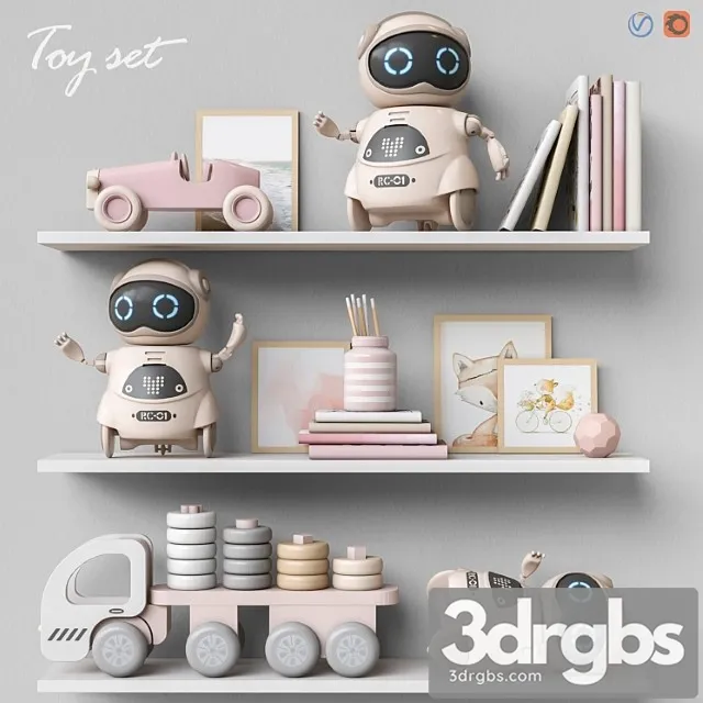 Toys and Furniture Set 61 3dsmax Download