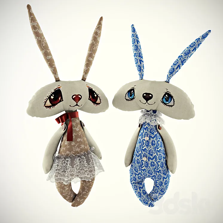 Toys Bunnies 3DS Max
