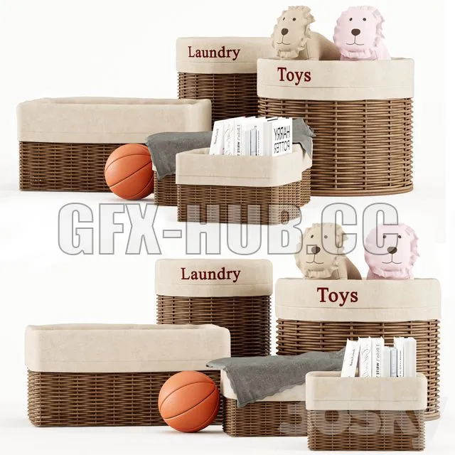 Toys set 01 3dsMax Model