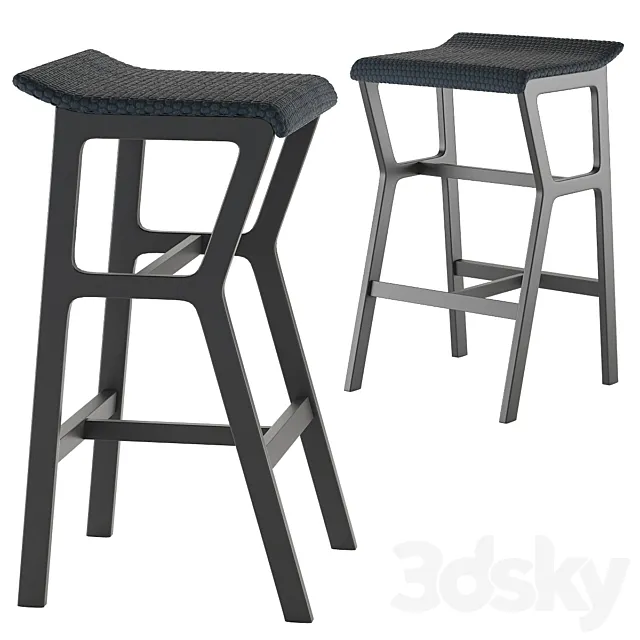 Traba Nhino bar stool 3ds Max